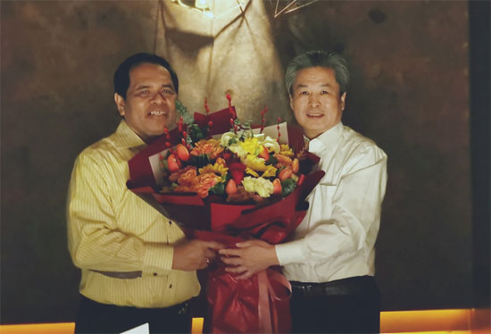 陳德海秘書長會見印尼駐華大使周浩黎