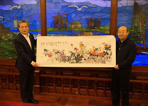 陳德海秘書長會見天津市人民政府外事辦公室主任欒建章