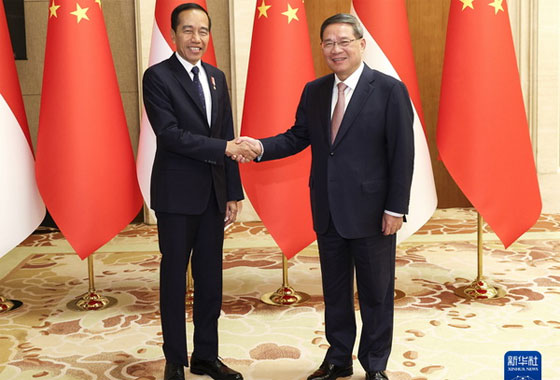 李強(qiáng)會(huì)見(jiàn)印度尼西亞總統(tǒng)佐科